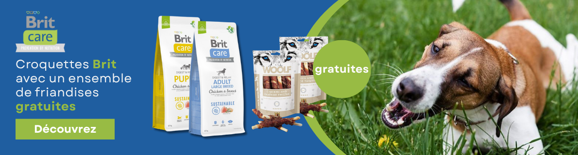 2025-05-14- BRIT sur une sélection de produits avec des friandises WOOLF gratuite