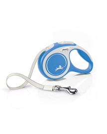 FLEXI Laisse automatique New Comfort XS Sangle 3m Bleu