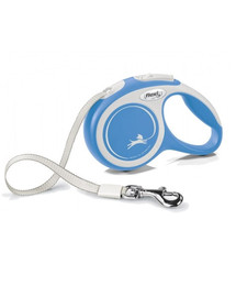 FLEXI Laisse automatique New Comfort L Sangle 5m Bleu