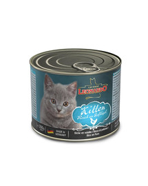 LEONARDO Quality Selection Kitten nourriture humide pour chatons, volaille 200 g