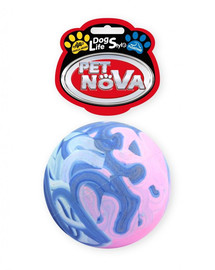 PET NOVA DOG LIFE STYLE Palla piena galleggiante 7cm multicolore aroma vaniglia