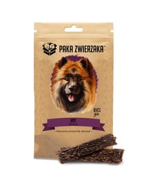 PAKA ZWIERZAKA Stripsy Oie 100% 80 g friandise naturelle pour chiens