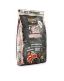 BELCANDO Finest Grain Free Salmon XS-M - Croquettes au saumon pour chiens adultes de petites et moyennes tailles 4 kg