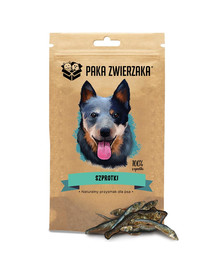 PAKA ZWIERZAKA Sprats 100% 60 g friandise naturelle pour chiens