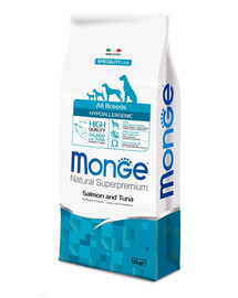 MONGE Hypoallergenic Łosoś i tuńczyk 12kg