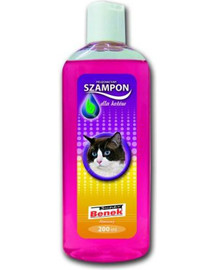 BENEK Shampooing à l'aloe Vera pour les chats 200 ml