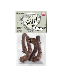 PAKA ZWIERZAKA Dries Cols de poulets 100 g friandise séchée pour chien