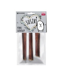 PAKA ZWIERZAKA Dries Pénis de bœuf 3 pcs. friandise séchée pour chien