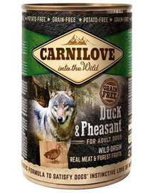 CARNILOVE Wild Meat Duck & Pheasant kaczka i bażant 400 g