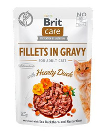 BRIT Care Fillets in gravy duck 24 x 85 g