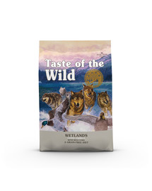 TASTE OF THE WILD Wetlands 12,2 kg avec des oiseaux sauvages