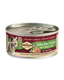 CARNILOVE Chat Poulet & Faisan 12 x 100 g