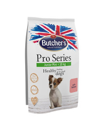 BUTCHER'S ProSeries Dog Dry Junior croquettes au saumon 800 g petite race