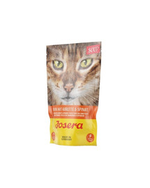 JOSERA Soupe de poulet avec carottes et épinards 16 x 70 g