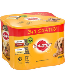 PEDIGREE Adult 24x400 g poulet et boeuf en gelée