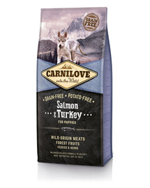 CARNILOVE Chiot Saumon & Dinde 4 kg
