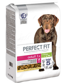 PERFECT FIT Ricco di pollo per cani adulti di taglia media e grande 11,5 kg