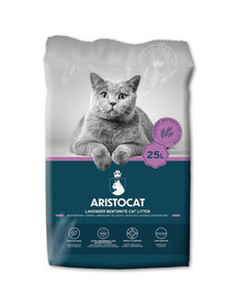 ARISTOCAT Lettiera in bentonite al profumo di lavanda 25l