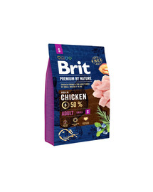 BRIT Premium By Nature Chicken Adult Small S 3kg