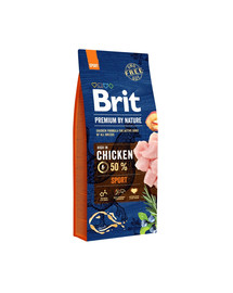 BRIT Premium By Nature Chicken Sport 15kg