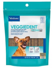 VIRBAC Veggiedent Fresh XS (<5 kg) masticatori per cani 15 pz.