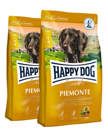 HAPPY DOG Supreme piemonte - kaczka, kasztan, ryby 20 kg (2 x10 kg)