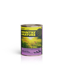 COUNTRY&NATURE Bezzbożowa mokra karma Bażant z cukinią 400 g
