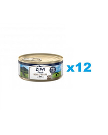 ZIWIPEAK Cat Pâtée pour chat au boeuf 12 x 85g