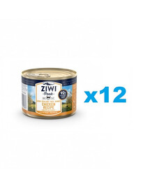 ZIWIPEAK Cat Pâtée pour chat au poulet 12 x 185g