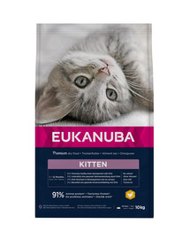 EUKANUBA Cat Kitten All Breeds Healthy Start Chicken 10 kg