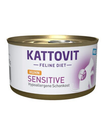 KATTOVIT Feline Diet Sensitive Chicken kurczak 12 x 85 g