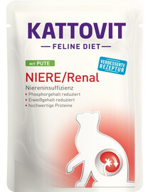 KATTOVIT Feline Diet Niere/Renal indyk 24 x 85 g