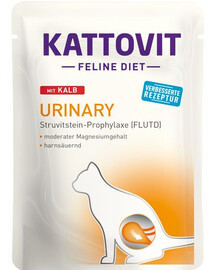 KATTOVIT Feline Diet Urinary cielęcina 24 x 85 g