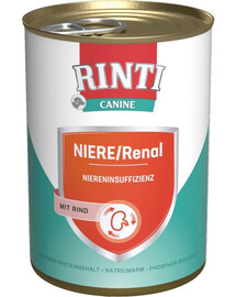 RINTI Canine Niere/Renal Beef wołowina 12 x 800 g