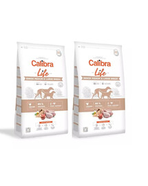 CALIBRA Dog Life Senior Medium&Large Chicken 24 kg (2 x 12 kg)