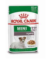ROYAL CANIN Mini ageing 12+ 48x85 g karma mokra w sosie dla psów dojrzałych po 12 roku życia, ras małych