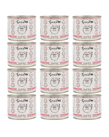 GUSSTO Fresh Beef - carne fresca di bovino 12x200 g