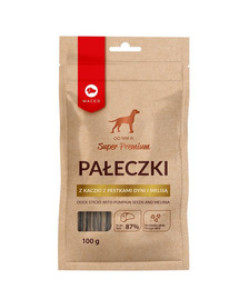 MACED Super Premium Bastoncini di anatra con semi di zucca e melissa 100 g