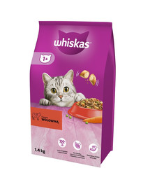 WHISKAS Adult saszetka 85 g Drobiowa Uczta mokra karma dla dorosłych kotów w sosie z: kurczakiem, indykiem