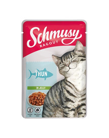 SCHMUSY RAGOUT con tonno in gelatina 100 g