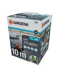 GARDENA Tubo tessile Liano 10 m con adattatore per rubinetti da interno kit