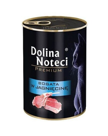 DOLINA NOTECI Premium Ricco di agnello per gatti adulti 400 g