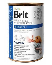 BRIT Veterinary Diet Recovery Salmon per cani e gatti 400g