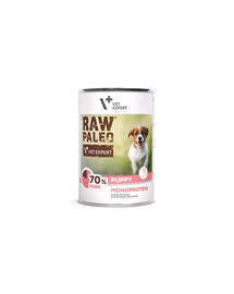 VETEXPERT Raw Paleo Wieprzowina/Pork Puppy Can 400g