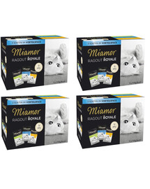 MIAMOR Ragout Royale Multibox 48x 100 g smaki rybne i mięsne w galaretce