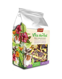 VITAPOL Vita Herbal Miscela floreale per roditori e conigli 50g