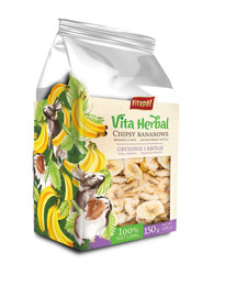 VITAPOL Patatine alla banana per roditori 150 g