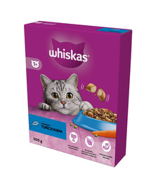 WHISKAS Adult 300g  cibo secco per gatti adulti con delizioso tonno