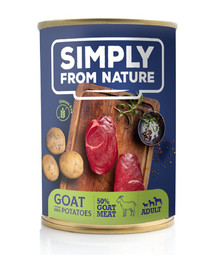 SIMPLY FROM NATURE senza cereali - Capra e patate 400 g