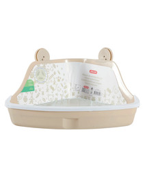 ZOLUX Piccola toilette angolare per roditori 320x230x145mm beige